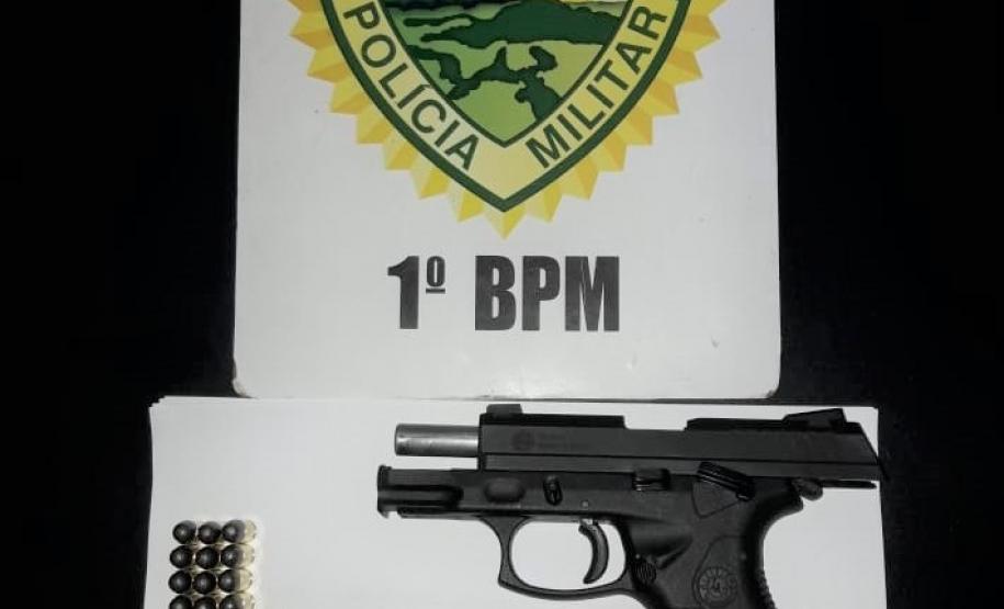 Homem é preso pela PM por porte ilegal de arma nos Campos Gerais