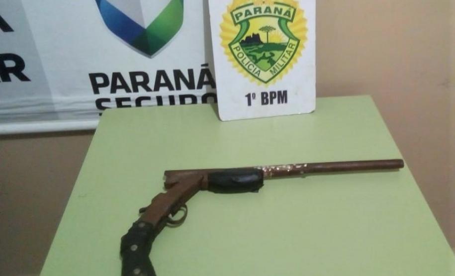 De folga, policial militar impede roubo e apreende arma em Arapoti (PR)