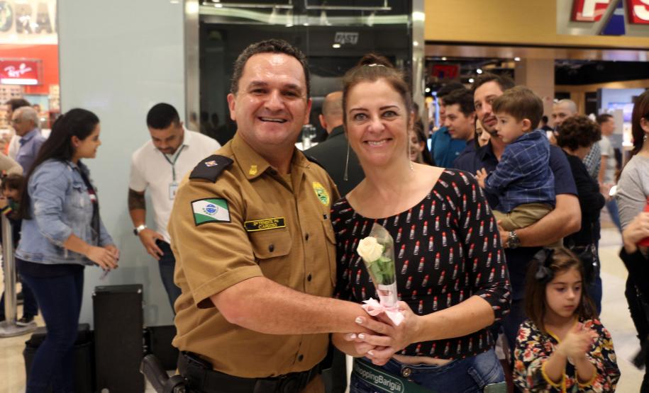 Curitiba, 11 de maio de 2019. Apresentação da Banda da PMPR em homenagem ao Dia das Mães.