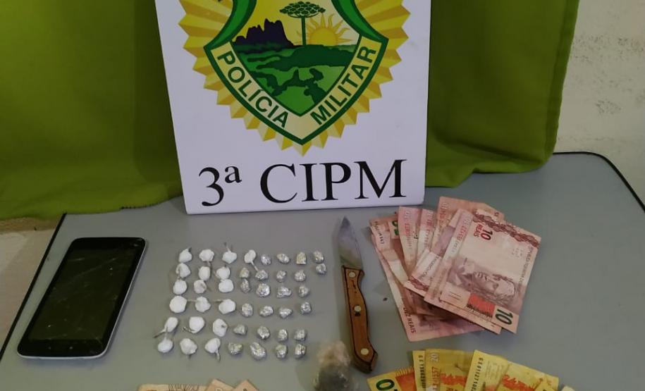 Em Nova Londrina (PR), três homens são encaminhados por envolvimento com o tráfico de drogas