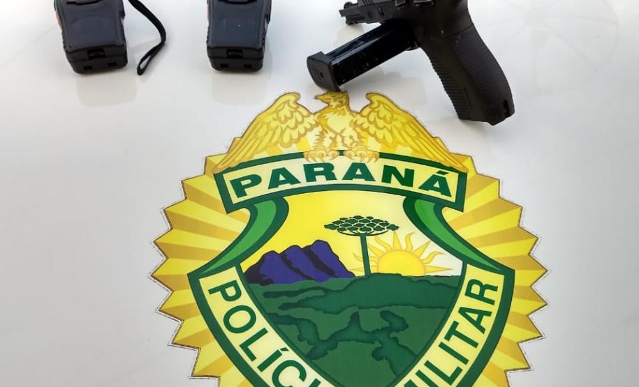 PM cumpre mandado de busca e apreensão em Curiúva nos Campos Gerais