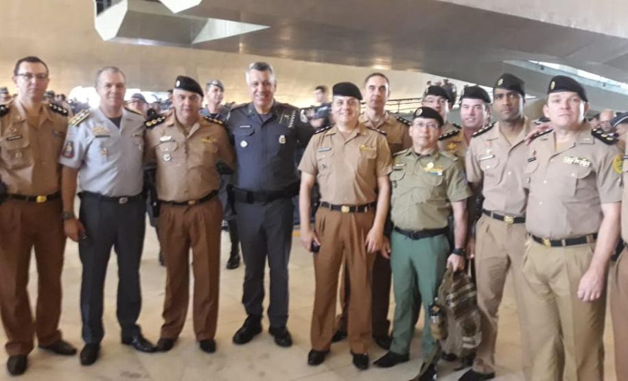 Oficiais da Polícia Militar do Paraná participam de conferência internacional sobre segurança pública em São Paulo Oficiais da Polícia Militar do Paraná participam de conferência internacional sobre segurança pública em São Paulo