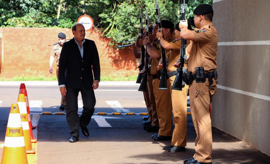 Maringá, 17 de maio de 2019. Secretário de Segurança Pública Visita o 4º BPM/Maringá