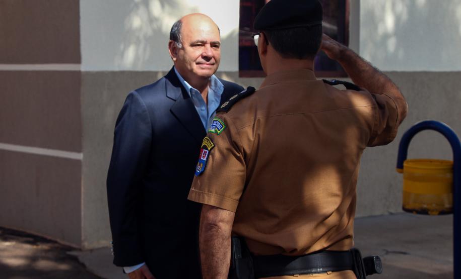 Maringá, 17 de maio de 2019. Secretário de Segurança Pública Visita o 4º BPM/Maringá