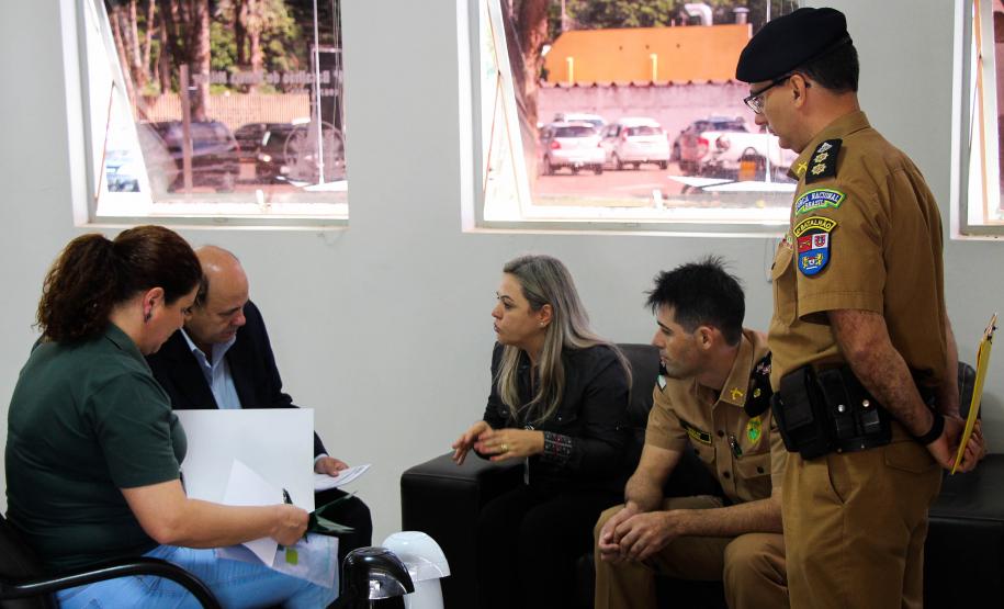 Maringá, 17 de maio de 2019. Secretário de Segurança Pública Visita o 4º BPM/Maringá