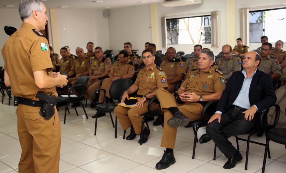 Maringá, 17 de maio de 2019. Secretário de Segurança Pública Visita o 4º BPM/Maringá