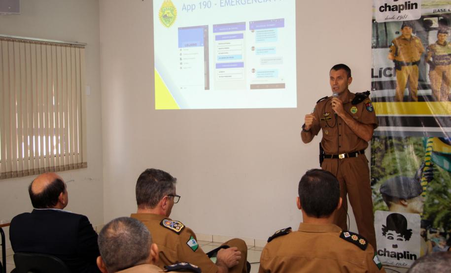 Maringá, 17 de maio de 2019. Secretário de Segurança Pública Visita o 4º BPM/Maringá