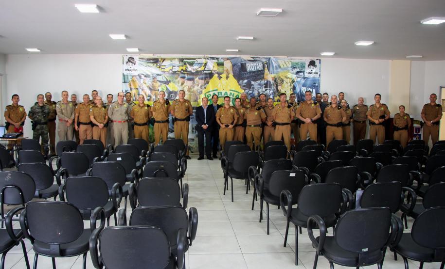 Maringá, 17 de maio de 2019. Secretário de Segurança Pública Visita o 4º BPM/Maringá