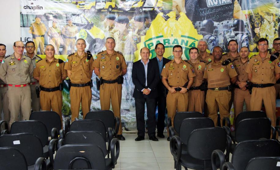 Maringá, 17 de maio de 2019. Secretário de Segurança Pública Visita o 4º BPM/Maringá