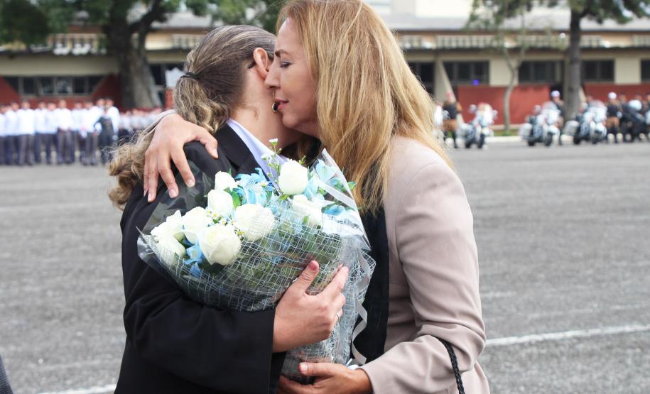 São Jose dos Pinhais, 20 de Maio de 2019. Dia do Patrono da PMPR. Familiares de Policiais Falecidos Homenageados.