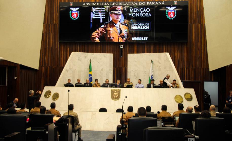 Curitiba, 21 de maio de 2019. Menção Honrosa Manobra de Heimlich - ALEP