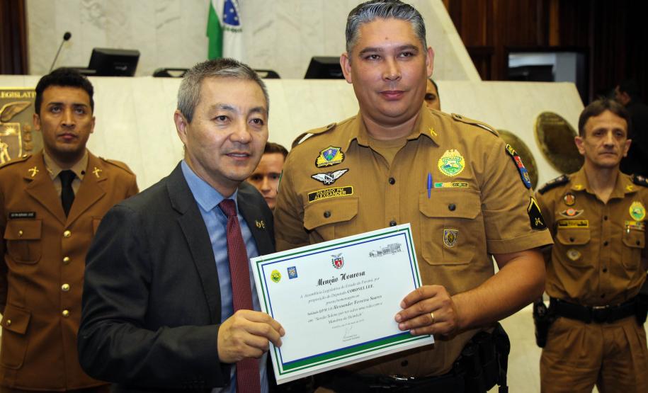 Curitiba, 21 de maio de 2019. Menção Honrosa Manobra de Heimlich - ALEP