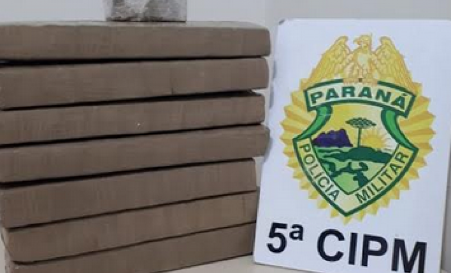 Trio envolvido com tráfico de maconha é preso pela PM na rodoviária de Cianorte, no Noroeste do Paraná