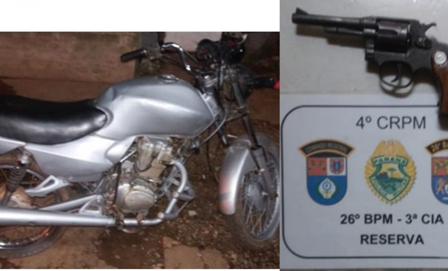 PM prende homem com mandando de prisão em aberto e apreende arma em Reserva (PR)