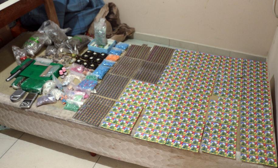 Curitiba, 24 de Maio de 2019. 24-05-2019. Operação do 1º CRPM desmonta laboratório de drogas no Tingui.