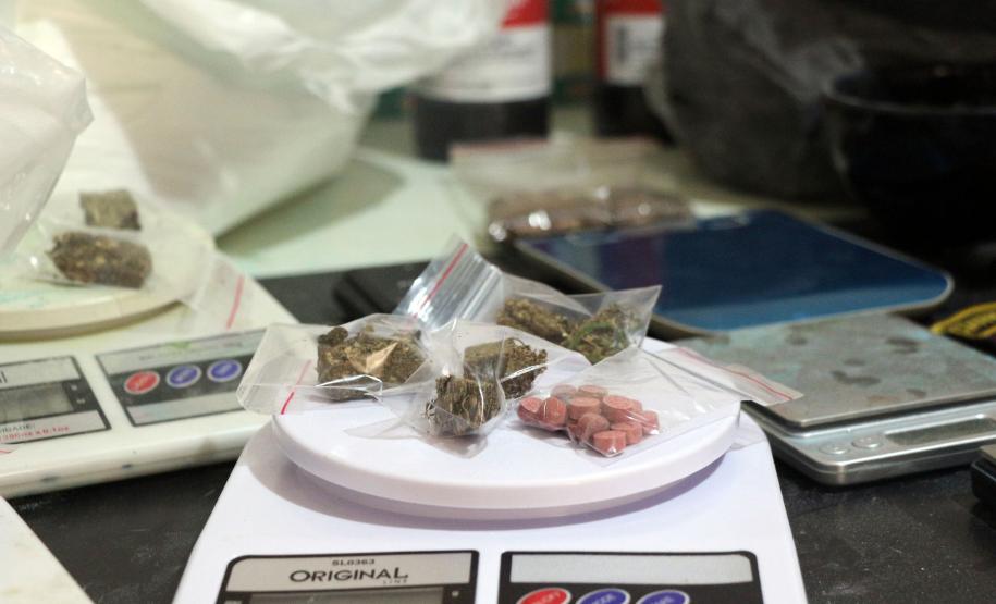 Curitiba, 24 de Maio de 2019. 24-05-2019. Operação do 1º CRPM desmonta laboratório de drogas no Tingui.