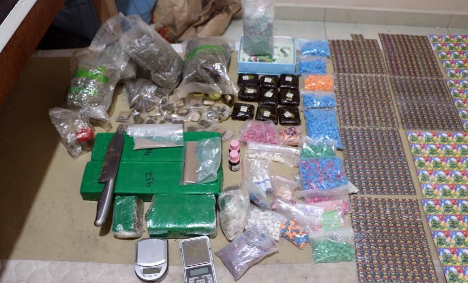 Curitiba, 24 de Maio de 2019. 24-05-2019. Operação do 1º CRPM desmonta laboratório de drogas no Tingui.