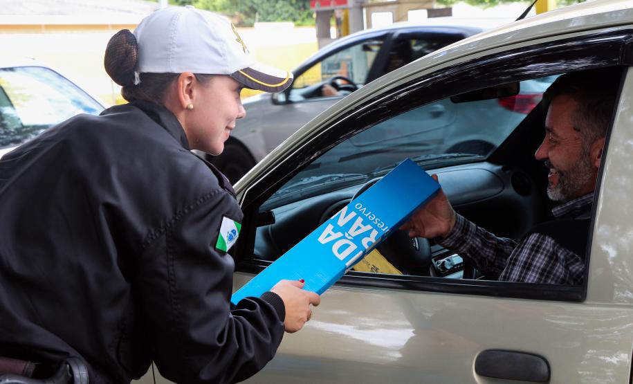 Curitiba, 27 de maio de 2019. Blitz Educativa Maio Amarelo