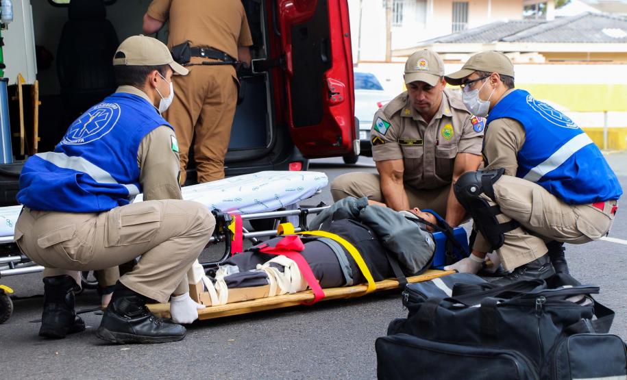 Curitiba, 27 de maio de 2019. Blitz Educativa Maio Amarelo