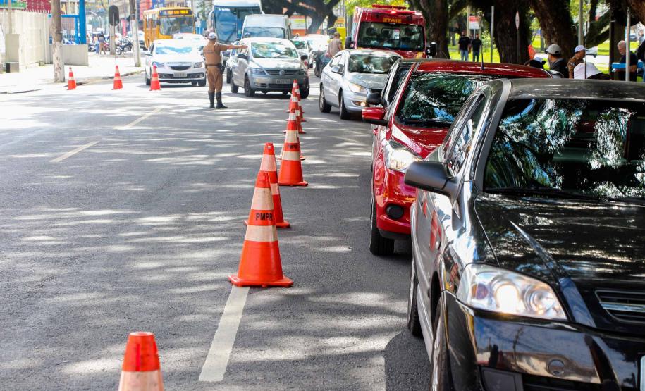 Curitiba, 27 de maio de 2019. Blitz Educativa Maio Amarelo