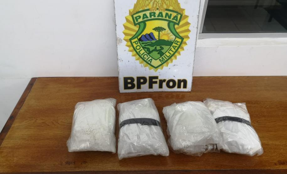 BPFron retira dois quilos de cocaína de circulação em Campo Bonito (PR) no Oeste do estado