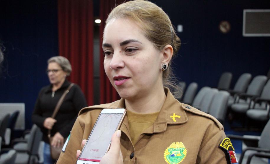 Curitiba, 06 de junho de 2019. Anivesário do 23º BPM. Foto: Sd. Veridiana, agraciada com medalha de bronze.
