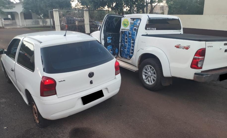 Contrabando de cigarros é desmantelado após ação integrada de unidades da PM em São Miguel do Iguaçu (PR)