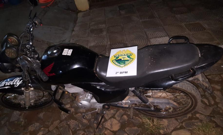 Em um dia, motocicleta furtada é recuperada pela PM e adolescente acaba preso, em ocorrências separadas