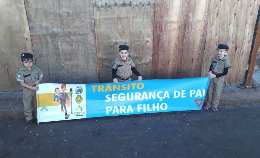 “Educando Crianças Para o Trânsito”: projeto, desenvolvido pela PM de São João, transforma ruas da cidade em salas de aula