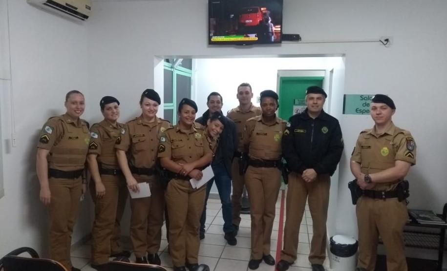 Policiais militares doam sangue e contribuem com a Campanha Junho Vermelho em Londrina, no Norte do estado