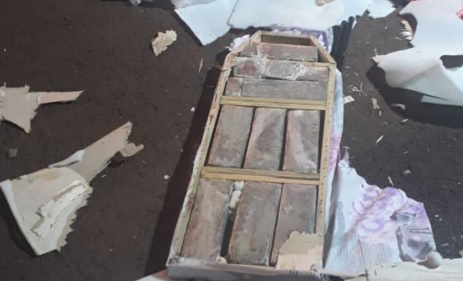 Policiais rodoviários retiram de circulação 55 quilos de maconha, que tinha como destino a cidade de São Paulo