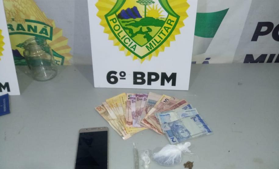 No Oeste do PR, PM apreende drogas e arma de fogo durante o fim de semana