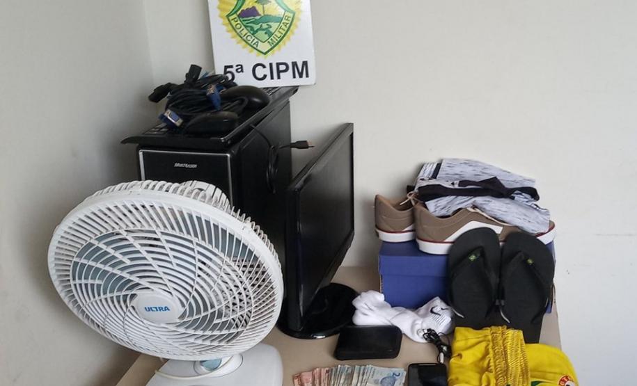 Homem é preso pela PM de Cianorte por vários furtos ocorridos na cidade de Jupurá