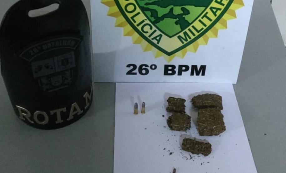 Adolescente é flagrado pela PM com maconha e acaba encaminhado em Telêmaco Borba (PR)