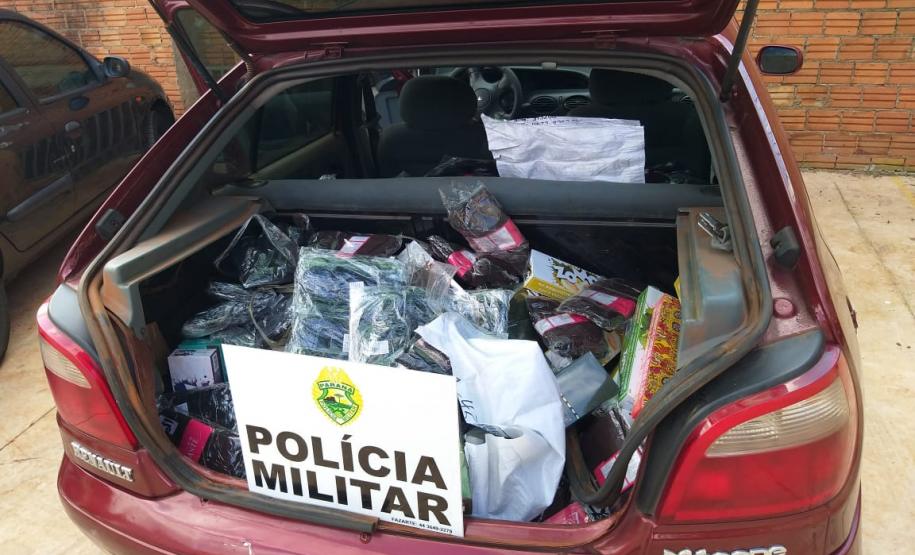 Drogas e mercadorias contrabandeadas são apreendidas pela PM no Oeste paranaense