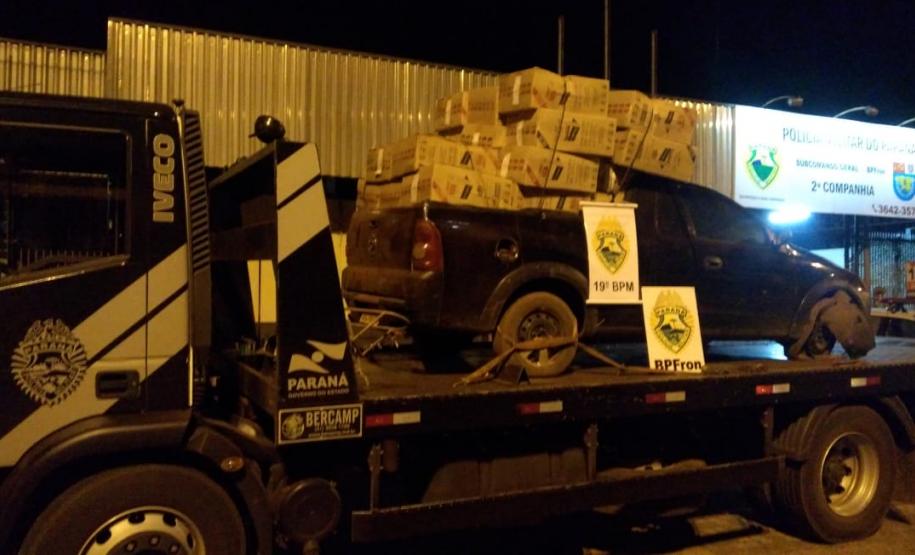 Drogas e mercadorias contrabandeadas são apreendidas pela PM no Oeste paranaense