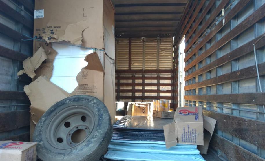 Carga avaliada em R$ 33 mil é recuperada e autor acaba preso pela PM na RMC