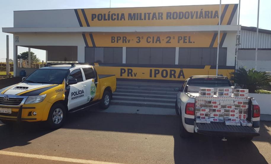 Carga de cigarros contrabandeados é apreendida pela Polícia Rodoviária Estadual no Noroeste do estado Carga de cigarros contrabandeados é apreendida pela Polícia Rodoviária Estadual no Noroeste do estado