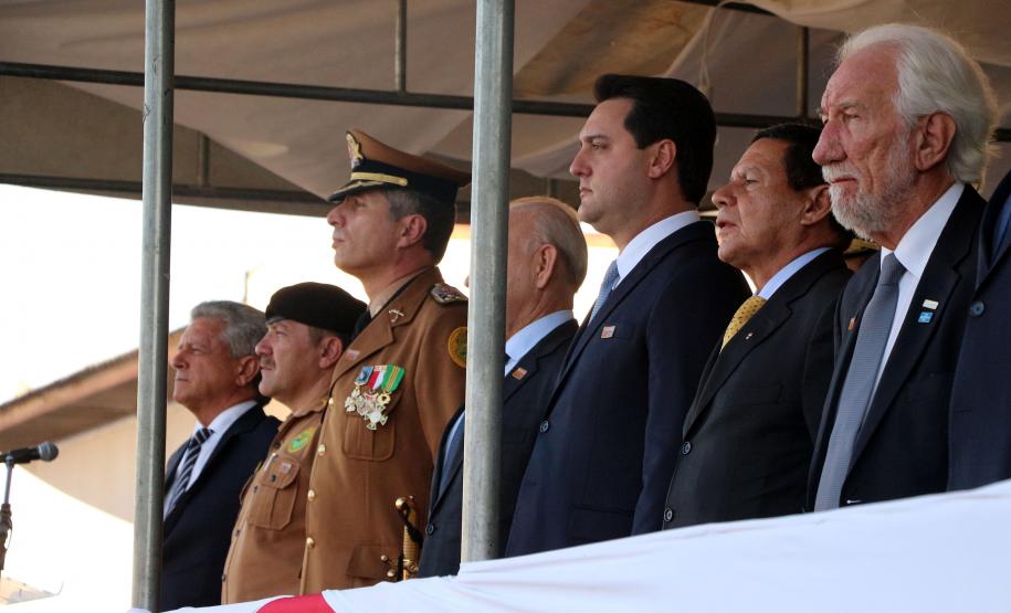 Curitiba, 28 de junho de 2019. Regimento de Polícia Montada comemora 140 anos com solenidade e a participação do presidente em exercício, Hamilton Mourão.