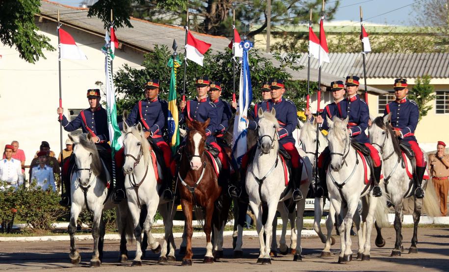 Curitiba, 28 de junho de 2019. Regimento de Polícia Montada comemora 140 anos com solenidade e a participação do presidente em exercício, Hamilton Mourão.