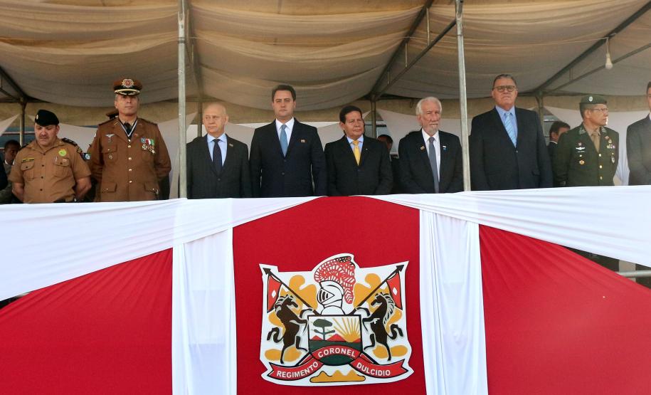 Curitiba, 28 de junho de 2019. Regimento de Polícia Montada comemora 140 anos com solenidade e a participação do presidente em exercício, Hamilton Mourão.