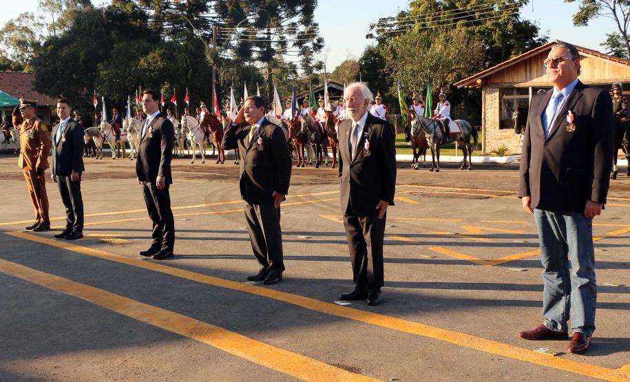Curitiba, 28 de junho de 2019. Regimento de Polícia Montada comemora 140 anos com solenidade e a participação do presidente em exercício, Hamilton Mourão.