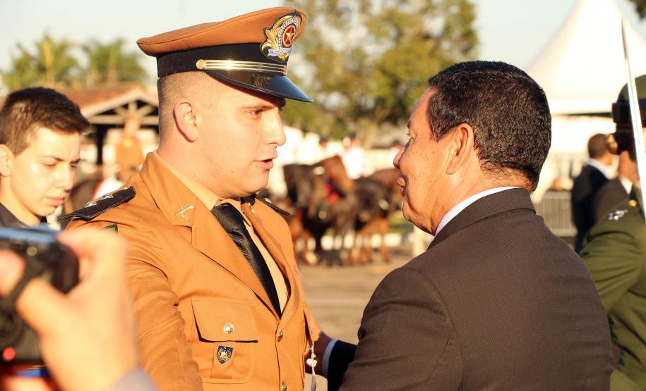 Curitiba, 28 de junho de 2019. Regimento de Polícia Montada comemora 140 anos com solenidade e a participação do presidente em exercício, Hamilton Mourão.