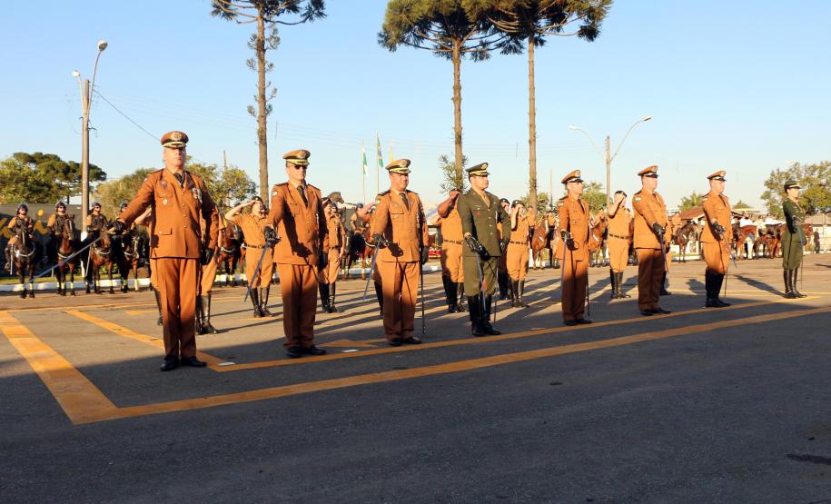 Curitiba, 28 de junho de 2019. Regimento de Polícia Montada comemora 140 anos com solenidade e a participação do presidente em exercício, Hamilton Mourão.