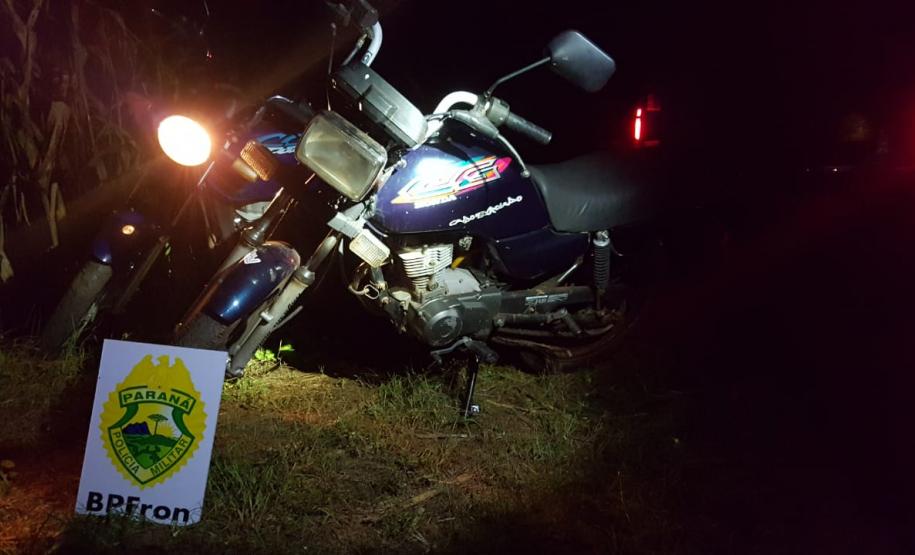 BPFron apreende duas motocicletas após patrulhamento em Guaíra, no Oeste do estado BPFron apreende duas motocicletas após patrulhamento em Guaíra, no Oeste do estado