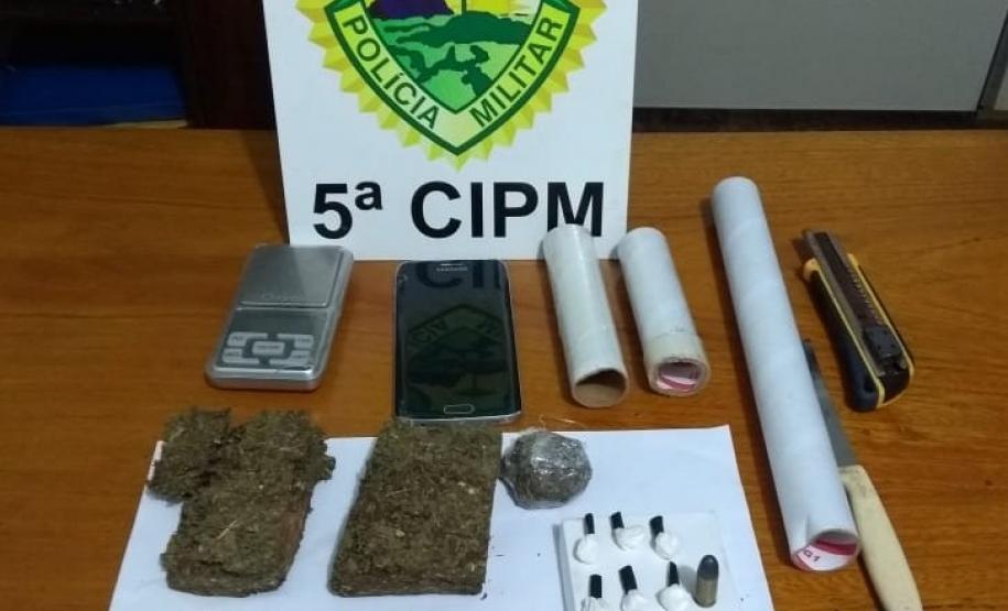 Drogas, armas e munições são apreendidas pela Polícia Militar e Polícia Civil no Noroeste do estado