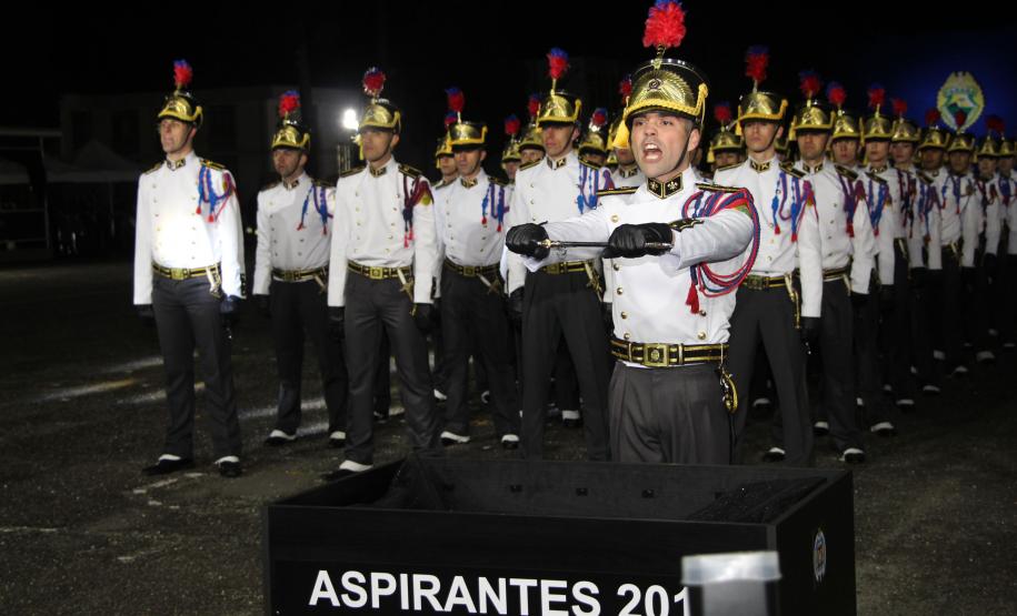 São José dos Pinhais, 05 de julho de 2019. Aspirantado turma 2019. Foto: Restituição do espadim.