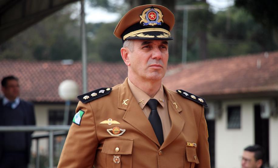 Colombo, 09 de julho de 2019. Passagem de Comando do 22º BPM. Foto: Ten.-Cel. Luiz Marcelo Mazieiro Jakiemiv, Comandante substituto.