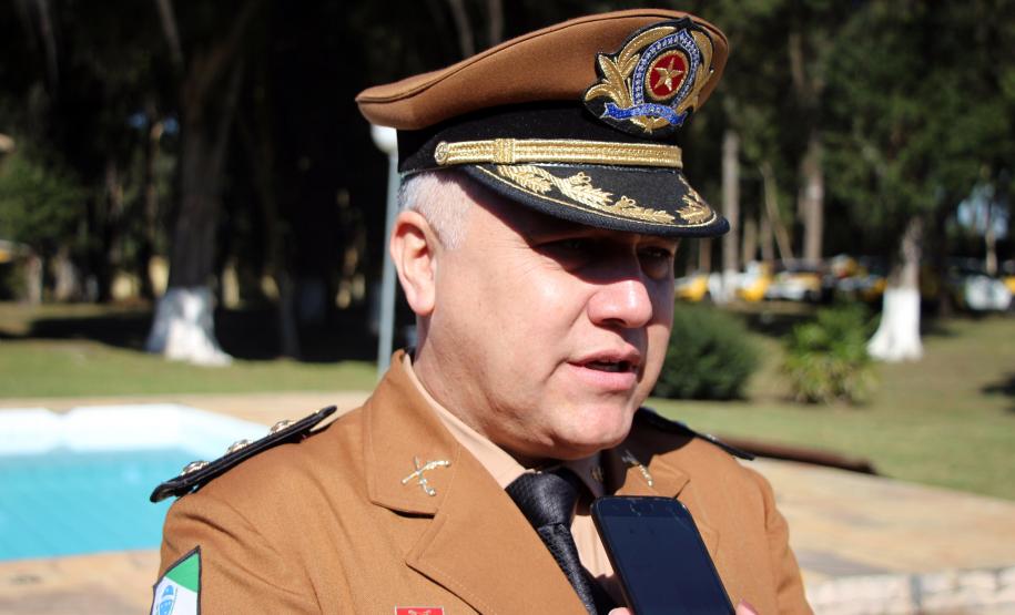 Colombo, 09 de julho de 2019. Passagem de Comando do 22º BPM. Foto: Cel. QOPM Valterlei Mattos de Souza, Comandante do 6º CRPM.