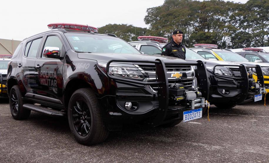 São José do Pinhais, 10 de julho de 2019. Entrega de Viaturas na APMG